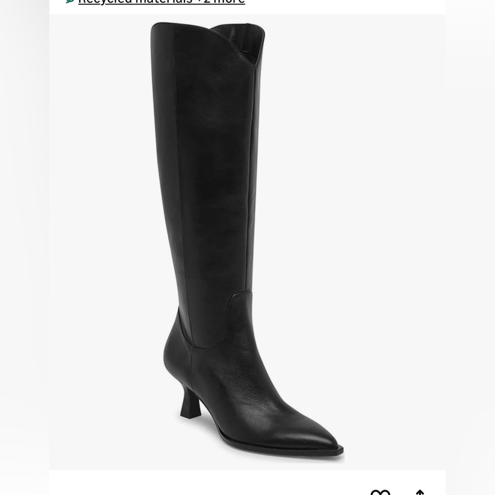 Coutgo Womens Wide Calf Boots